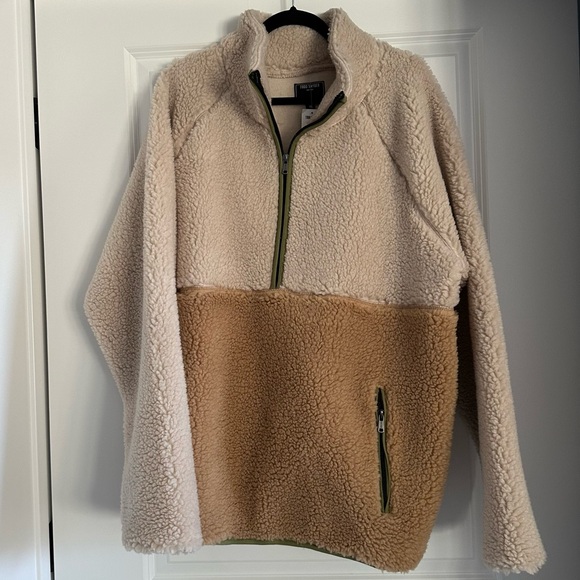 NEW! Todd Snyder Men's Sherpa Colorblock Pullover - Picture 2 of 5
